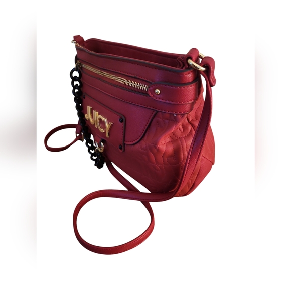 JUICY COUTURE Red Trackstar Crossbody Handbag - Picture 4 of 9